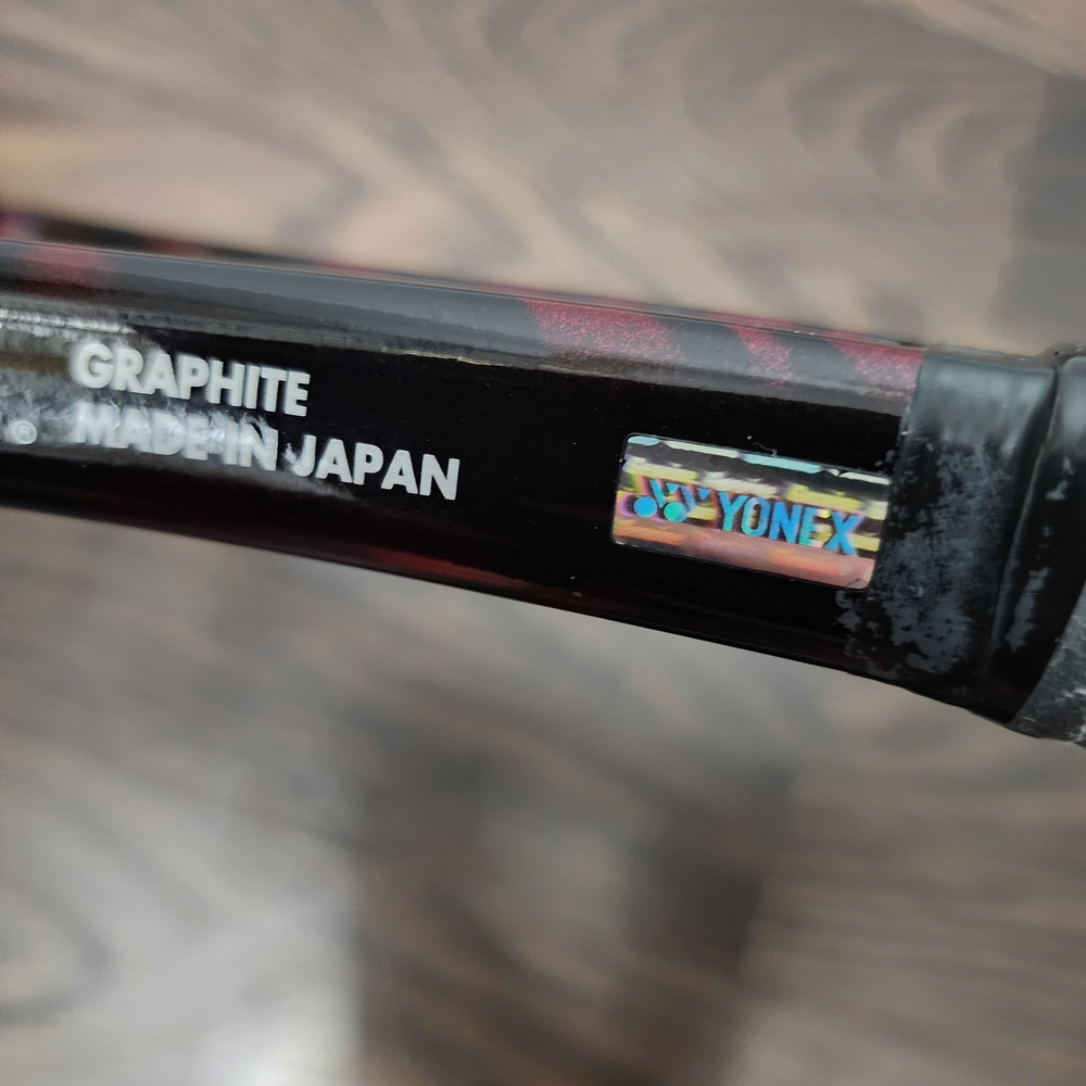 Yonex RD-7 Graphite Tennis Raquet with Black, Red And Yellow Accents - Picture 9 of 13
